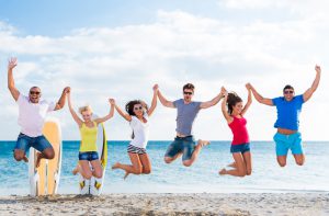 étudiant en vacances