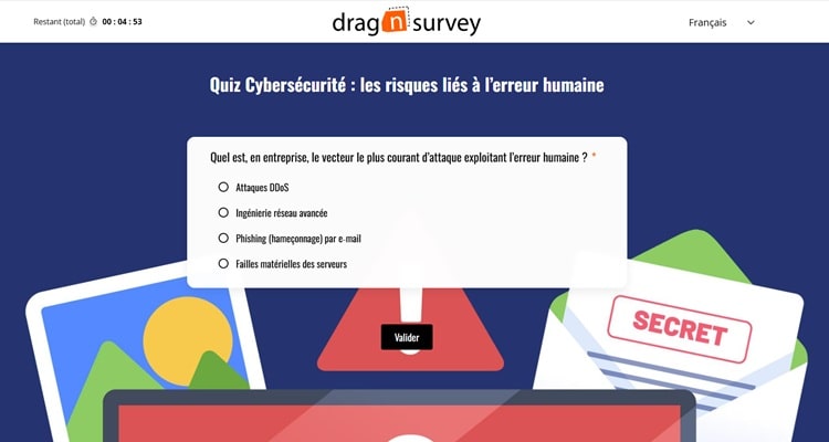 quiz cybersécurité risques erreur humaine