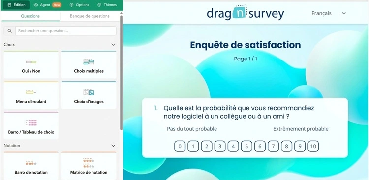 Concevoir un sondage